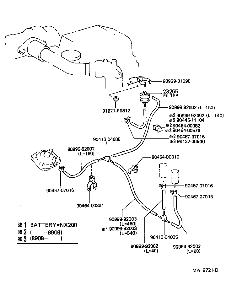  LAND CRUISER 70 |  VACUUM PIPING