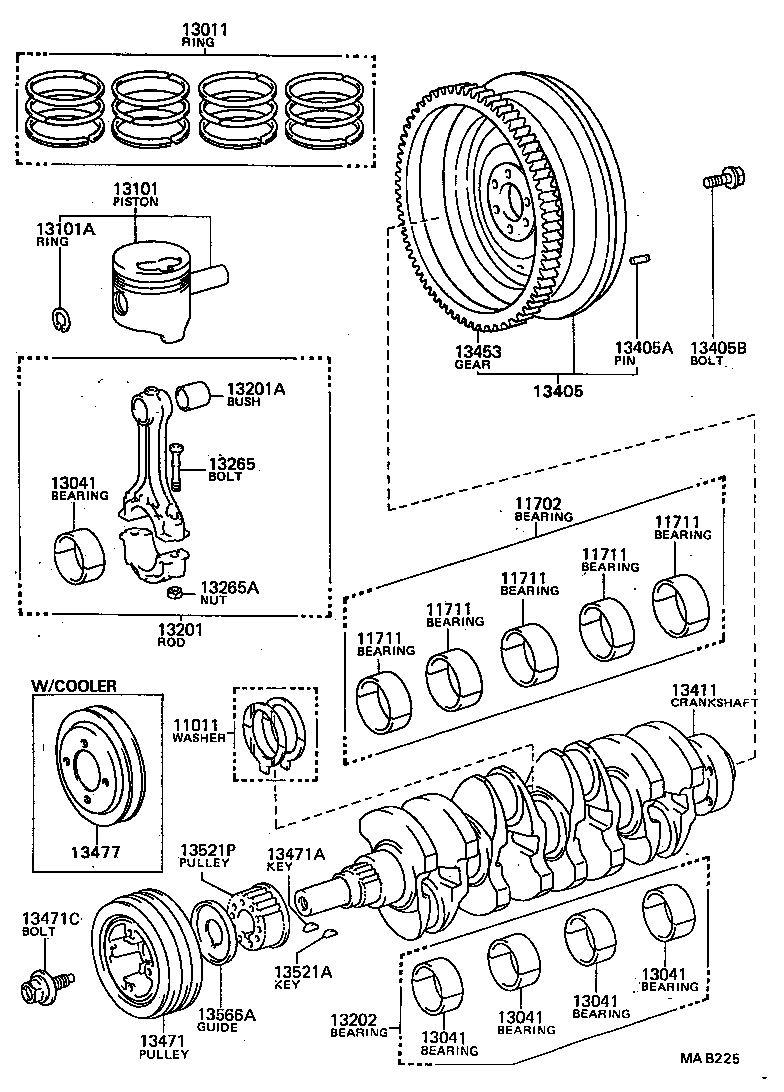  DYNA 150 |  CRANKSHAFT PISTON