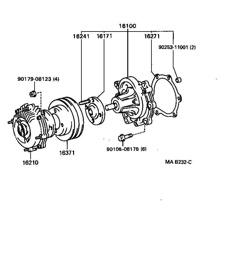  DYNA 150 |  WATER PUMP