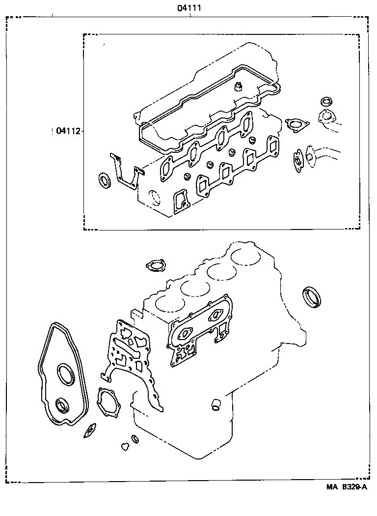  DYNA 150 |  ENGINE OVERHAUL GASKET KIT