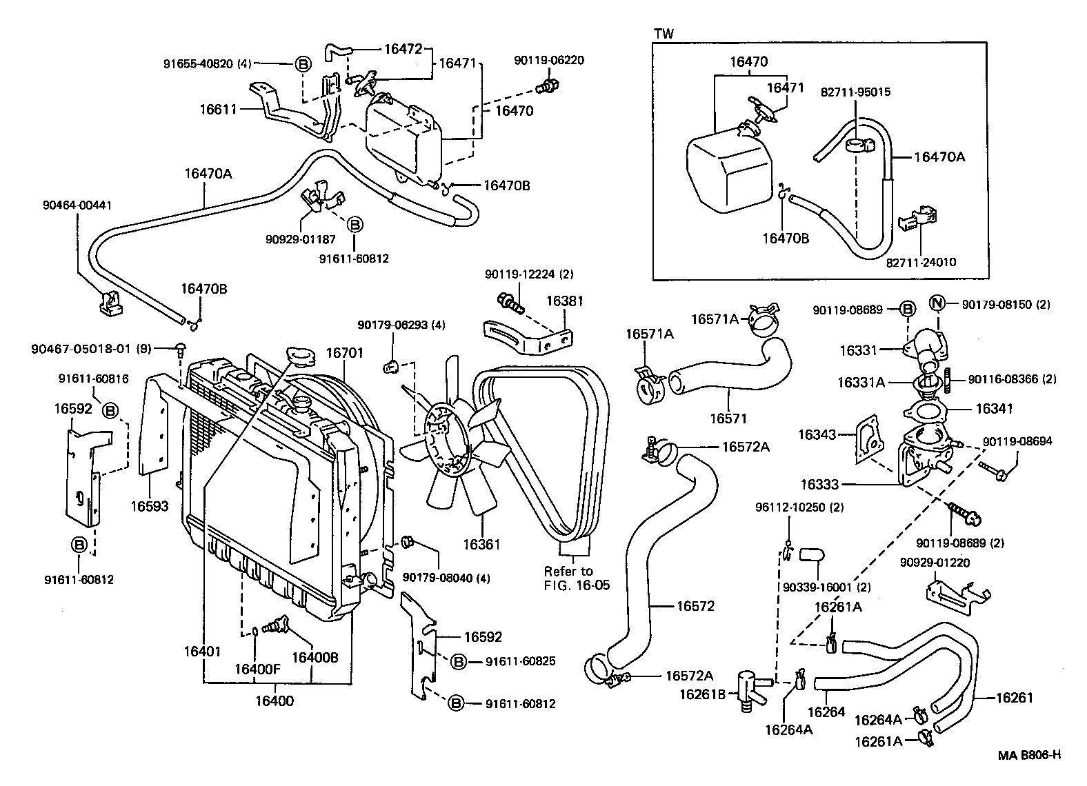  DYNA 150 |  RADIATOR WATER OUTLET