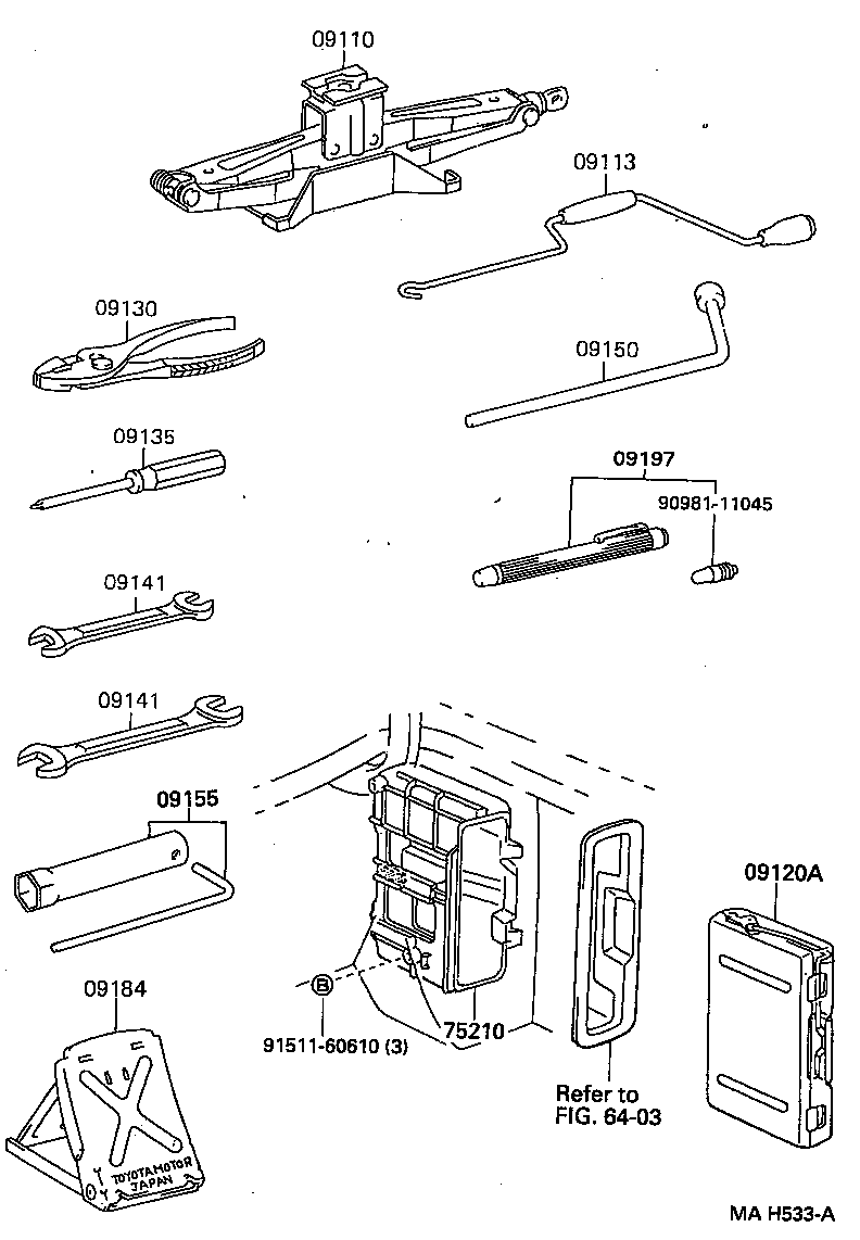  LS400 |  STANDARD TOOL