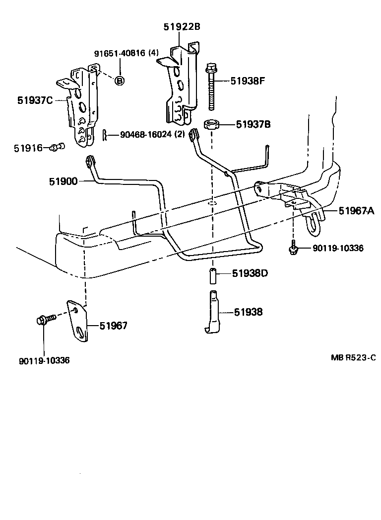  LITEACE |  SPARE WHEEL CARRIER