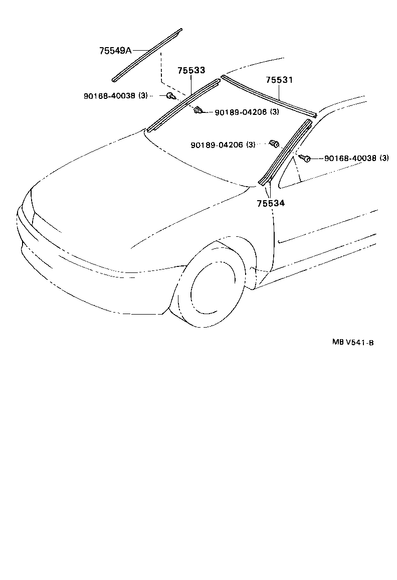  COROLLA |  FRONT MOULDING