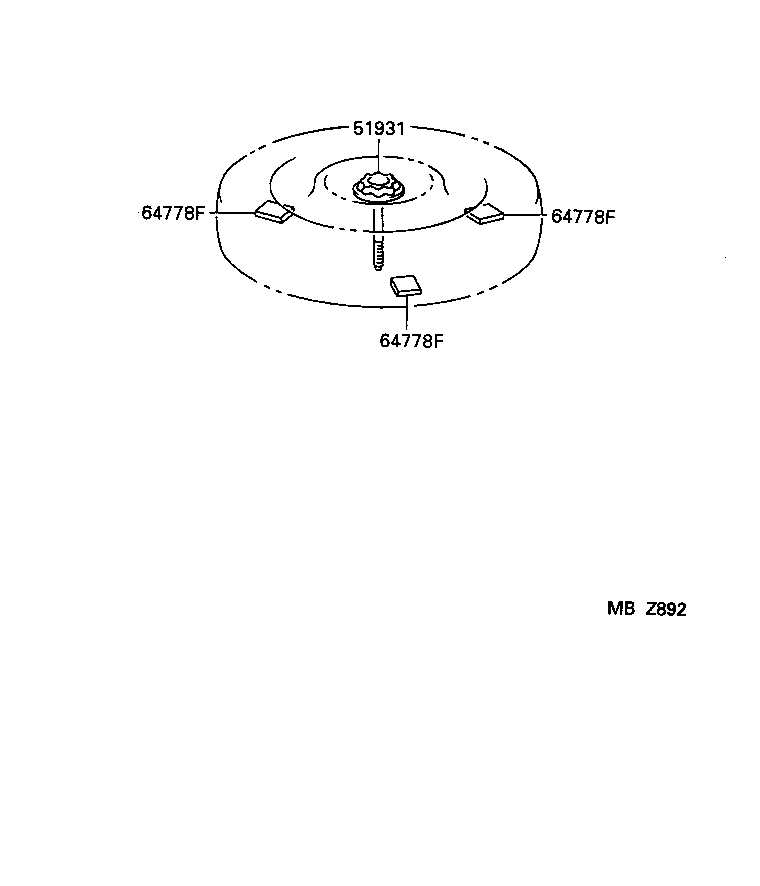  CROWN |  SPARE WHEEL CARRIER