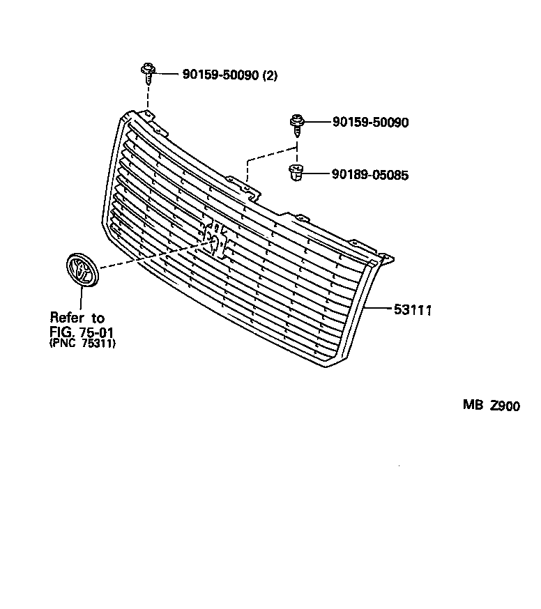  CROWN |  RADIATOR GRILLE