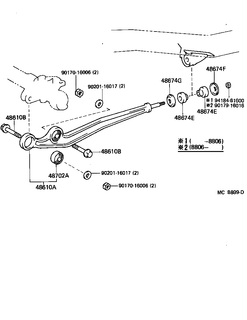  LAND CRUISER 70 |  FRONT AXLE ARM STEERING KNUCKLE