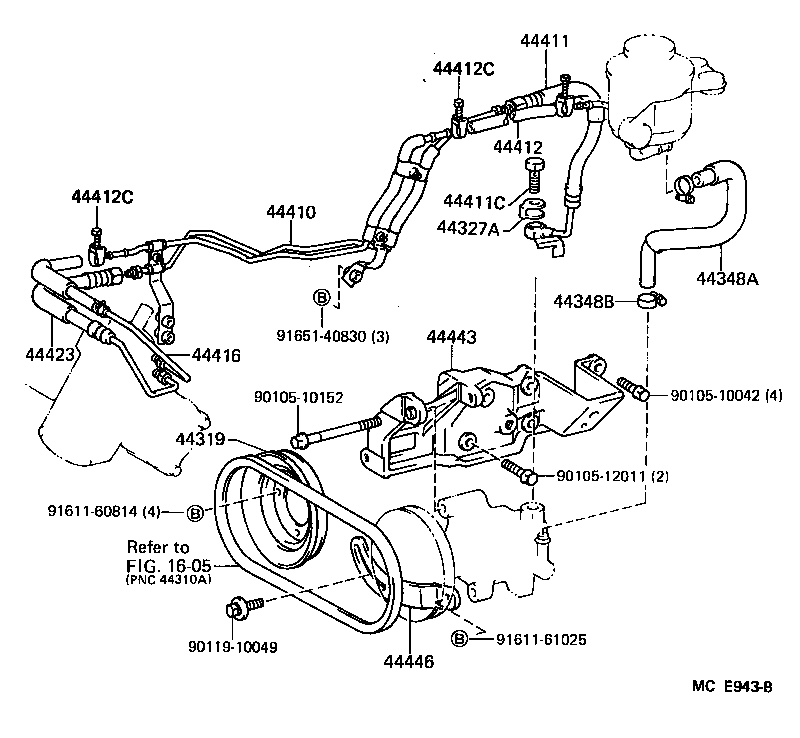  HIACE VAN COMUTER |  POWER STEERING TUBE