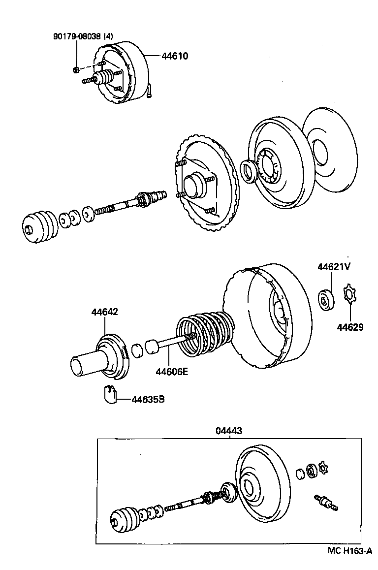  LITEACE |  BRAKE BOOSTER VACUUM TUBE