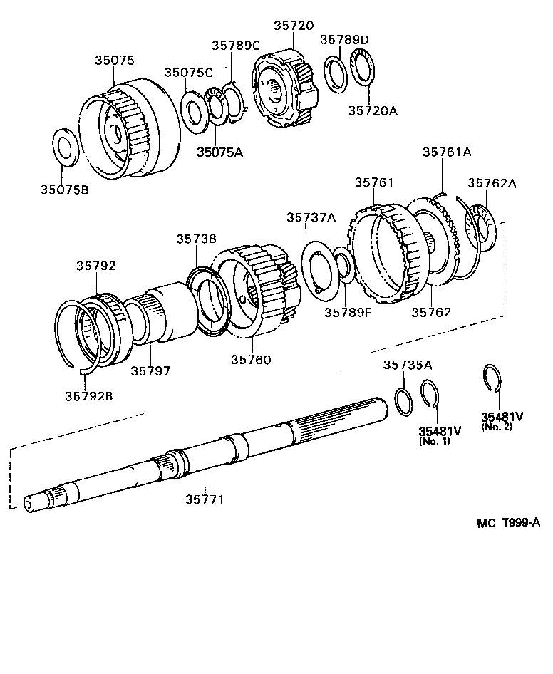  CROWN |  PLANETARY GEAR REVERSE PISTON COUNTER GEAR ATM