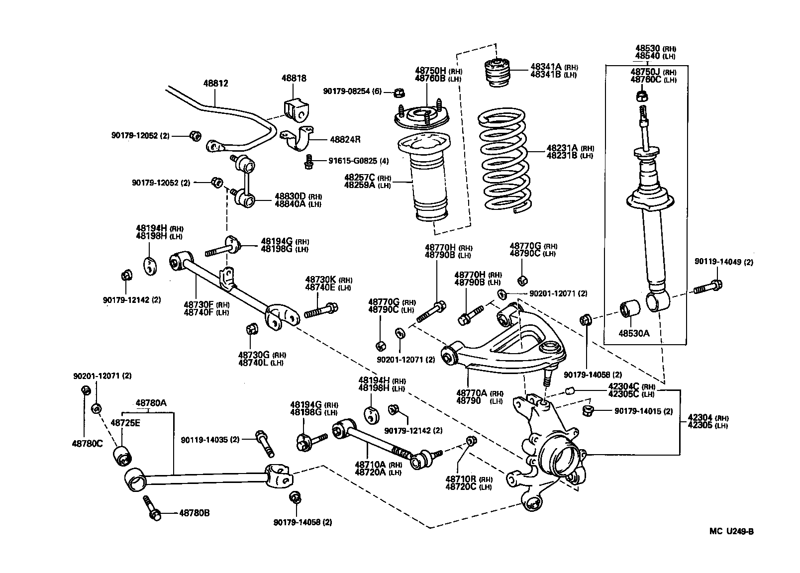  CROWN |  REAR SPRING SHOCK ABSORBER