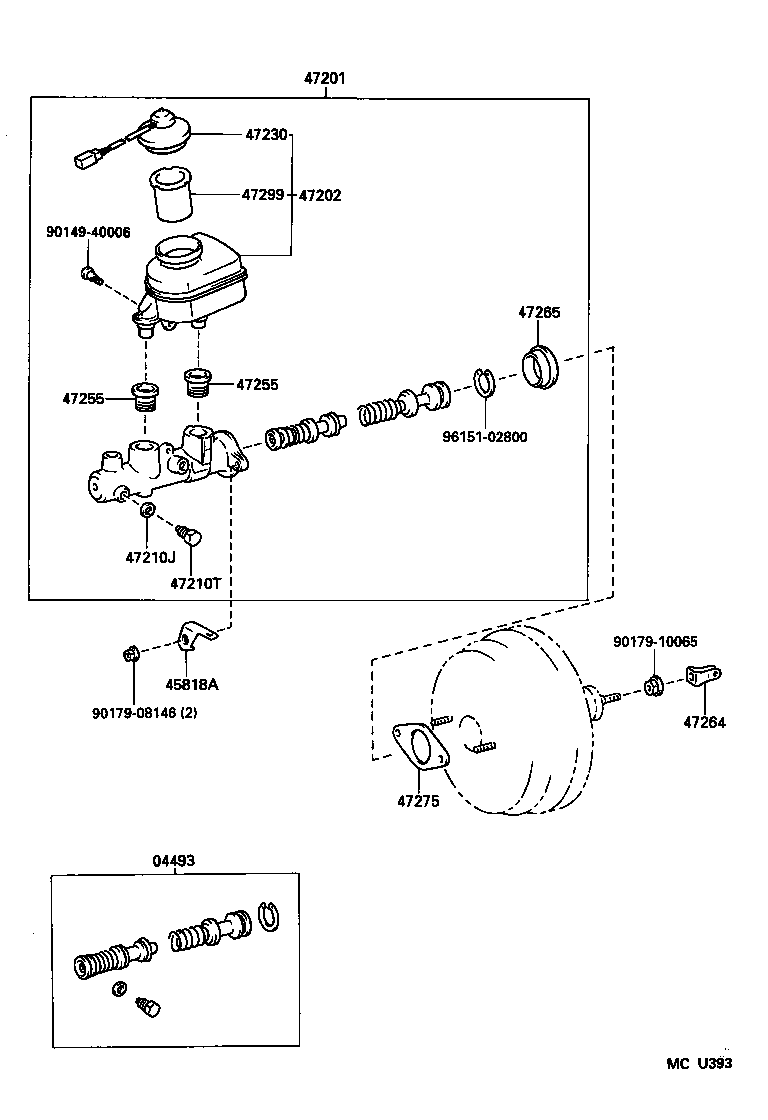  CROWN |  BRAKE MASTER CYLINDER