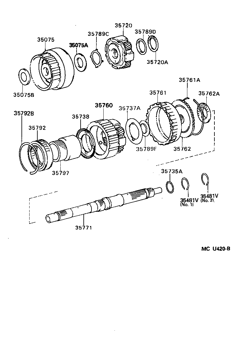  CROWN |  PLANETARY GEAR REVERSE PISTON COUNTER GEAR ATM