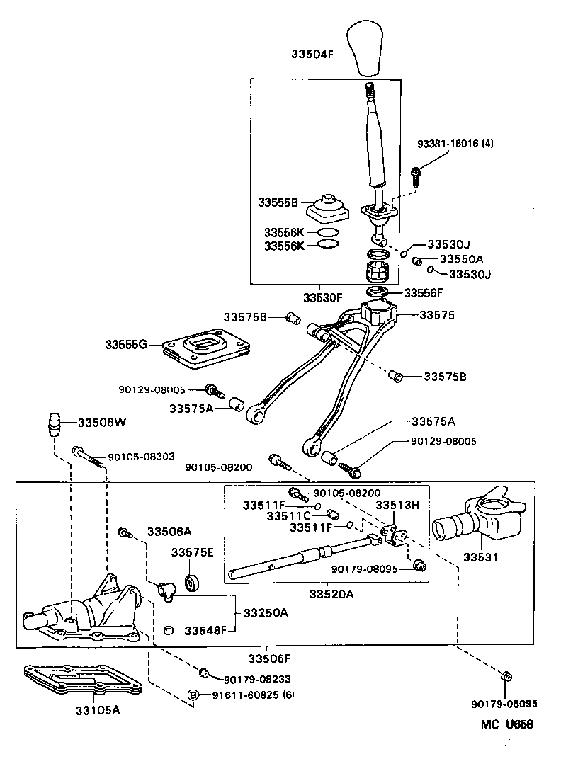  CROWN |  SHIFT LEVER RETAINER