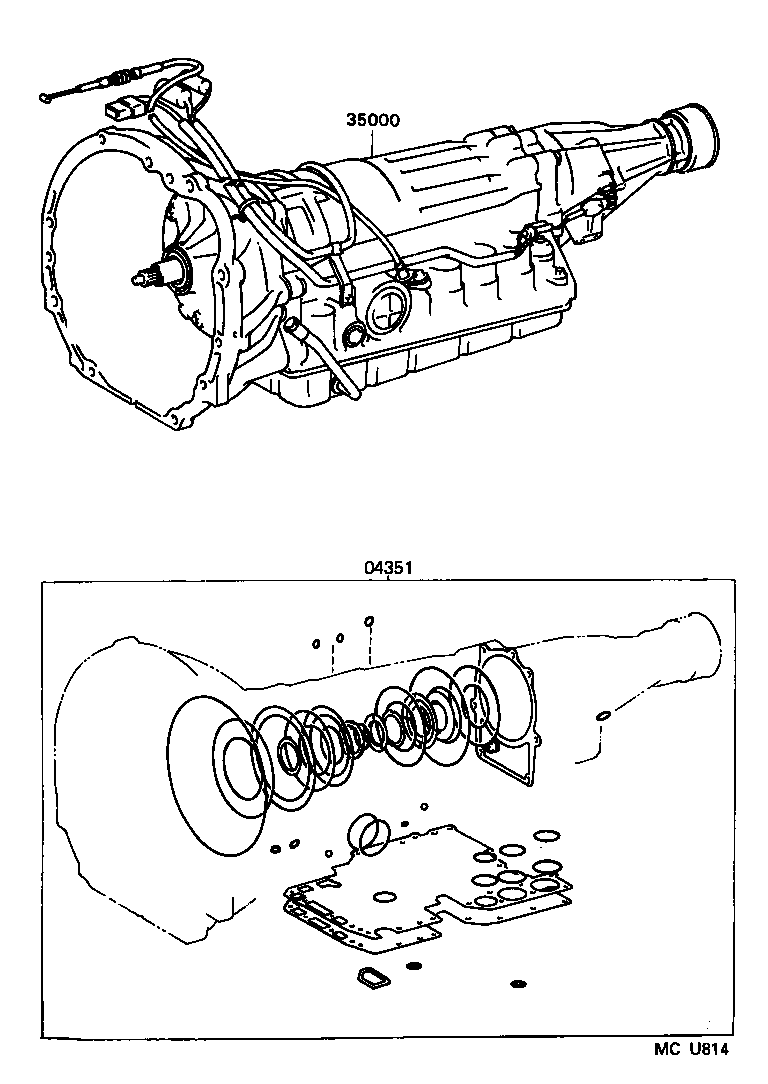  CROWN |  TRANSAXLE OR TRANSMISSION ASSY GASKET KIT ATM