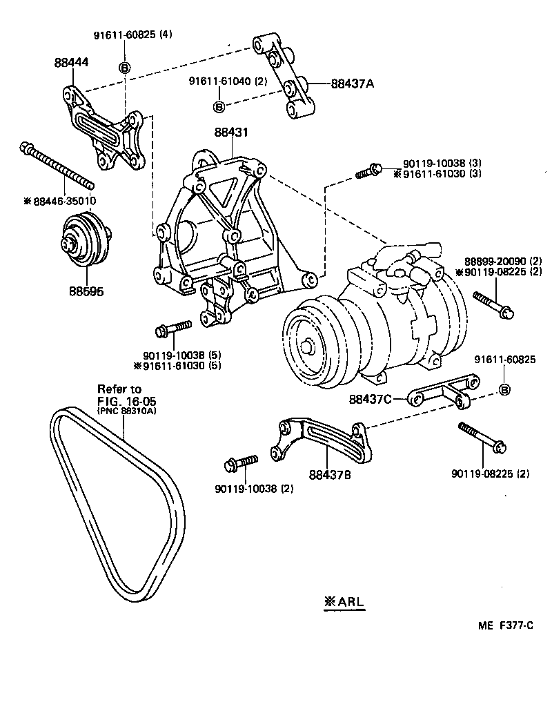  LAND CRUISER 70 |  HEATING AIR CONDITIONING COMPRESSOR