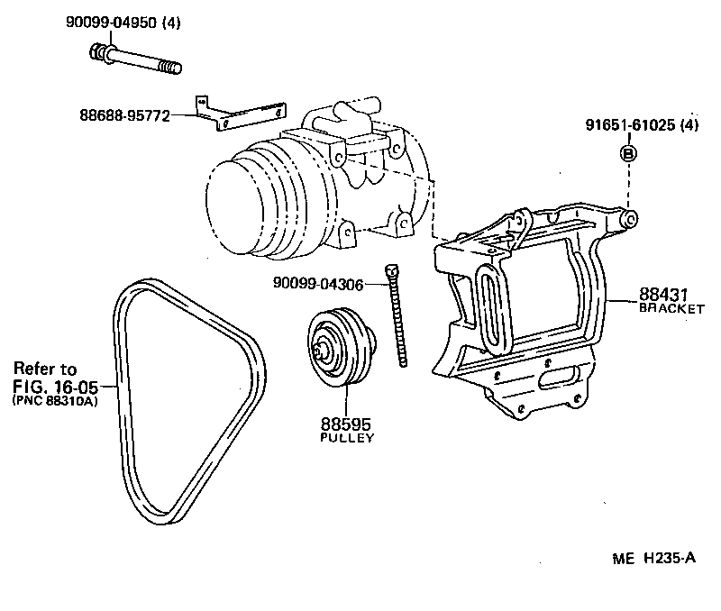  LITEACE |  HEATING AIR CONDITIONING COMPRESSOR