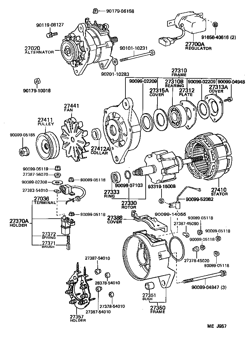  DYNA 150 |  ALTERNATOR