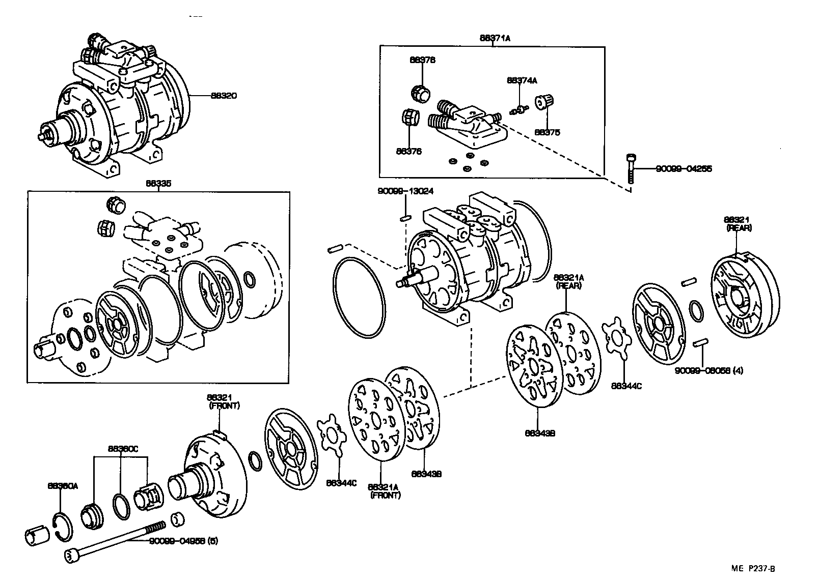  LITEACE |  HEATING AIR CONDITIONING COMPRESSOR