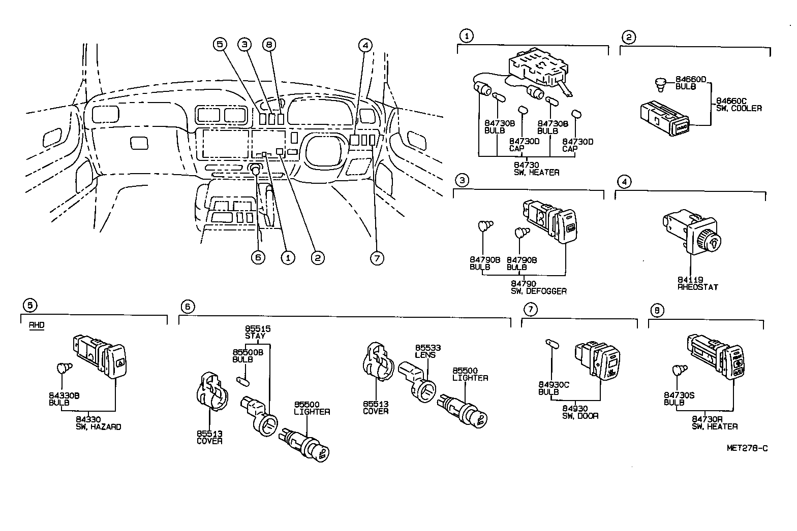  LITEACE VAN WAGON |  SWITCH RELAY COMPUTER