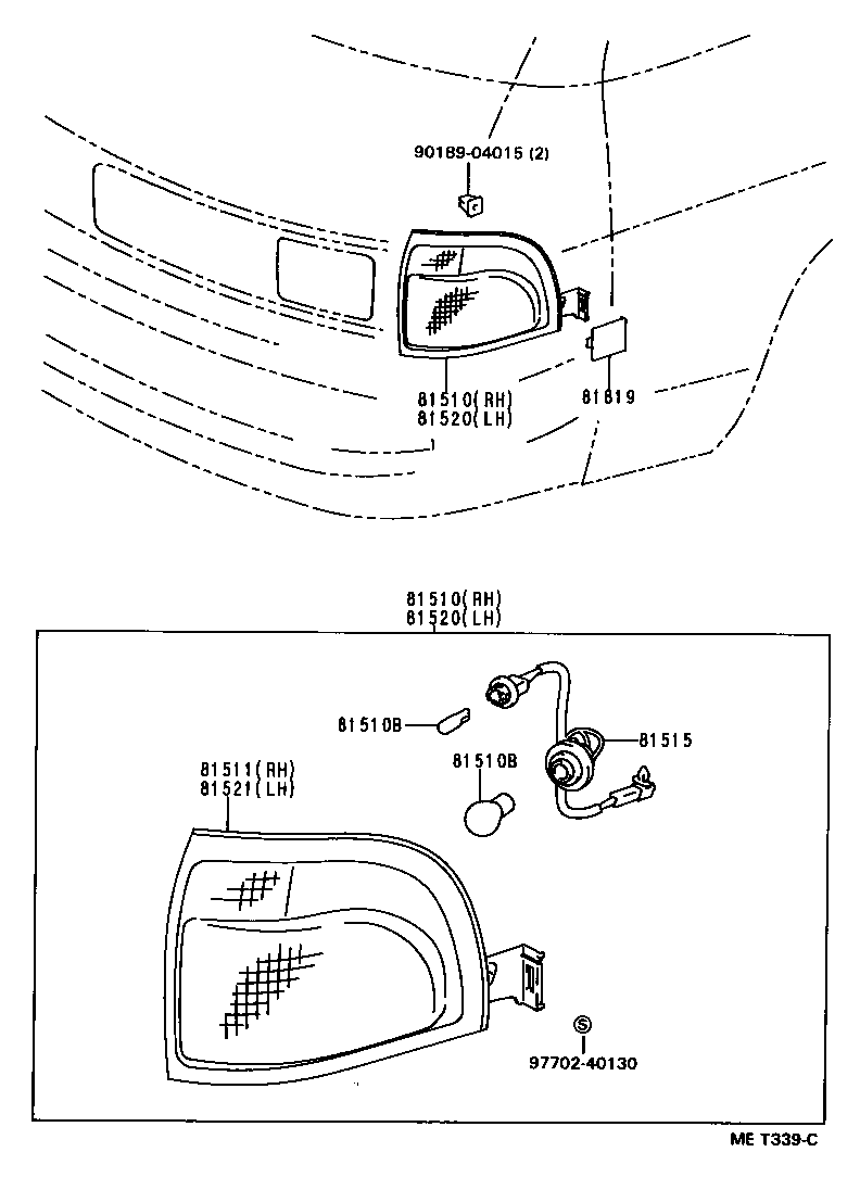  LITEACE VAN WAGON |  FRONT TURN SIGNAL LAMP