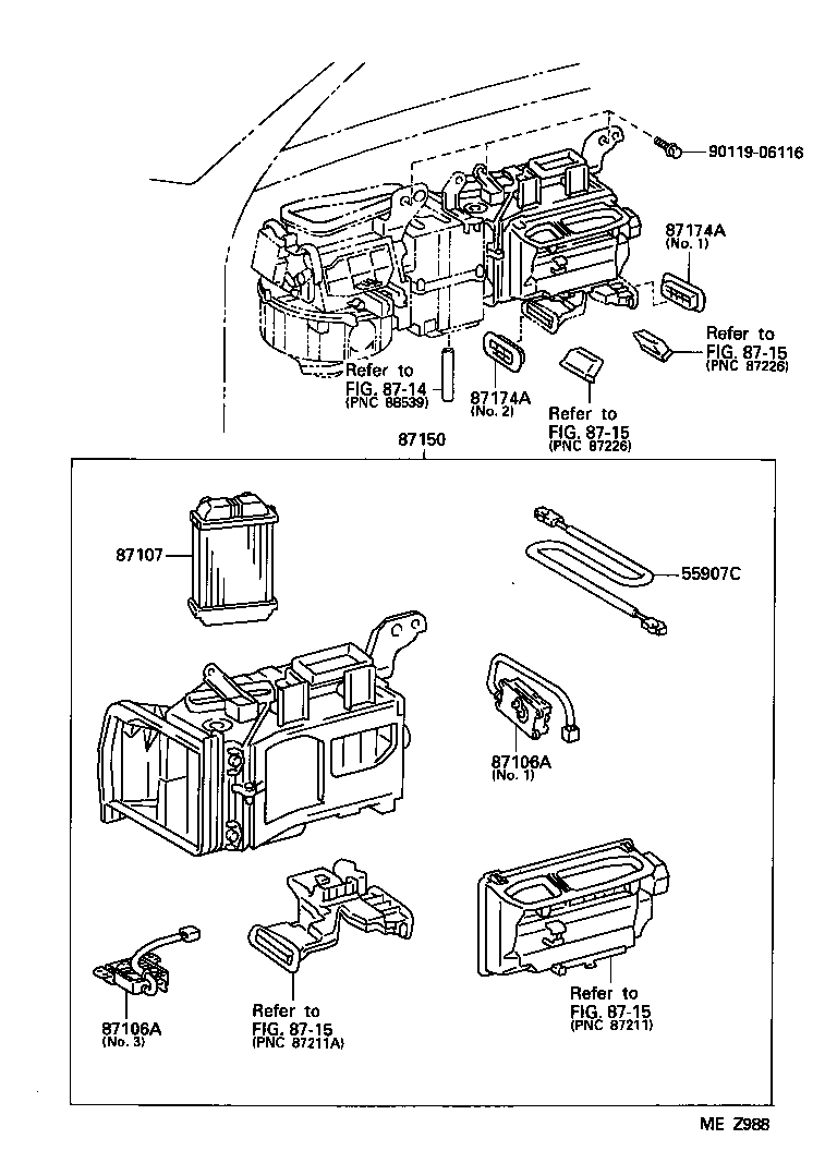  CROWN |  HEATING AIR CONDITIONING HEATER UNIT BLOWER