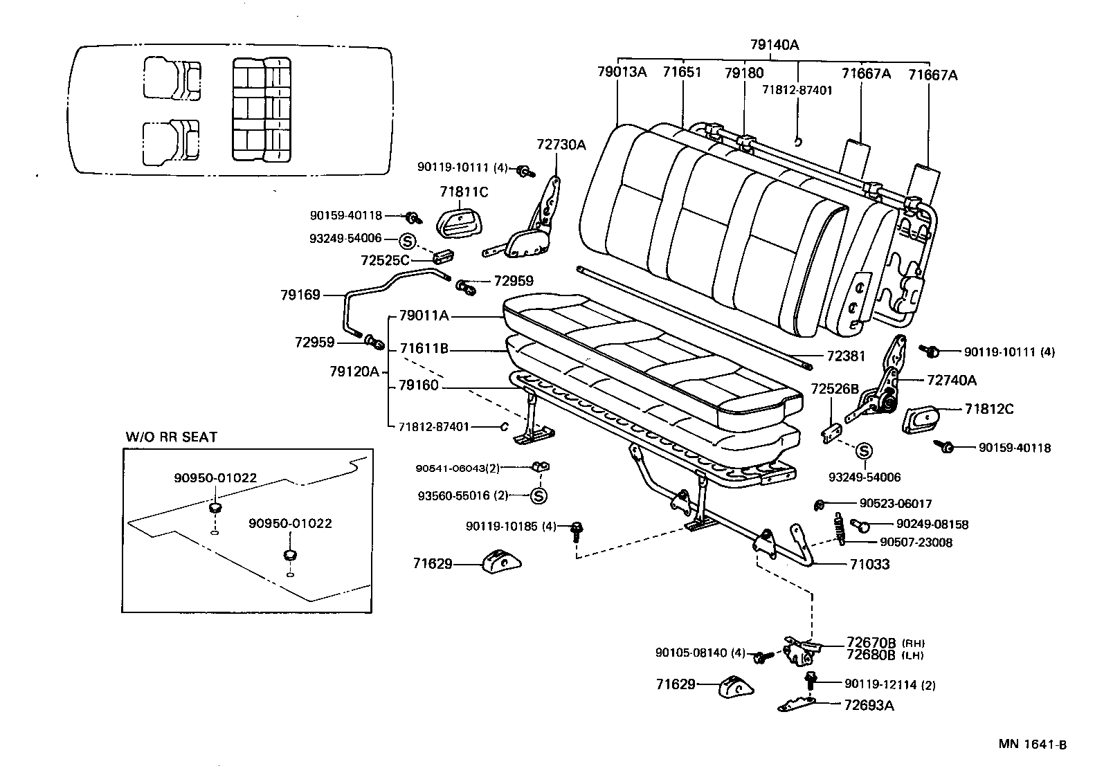  LITEACE VAN WAGON |  SEAT SEAT TRACK