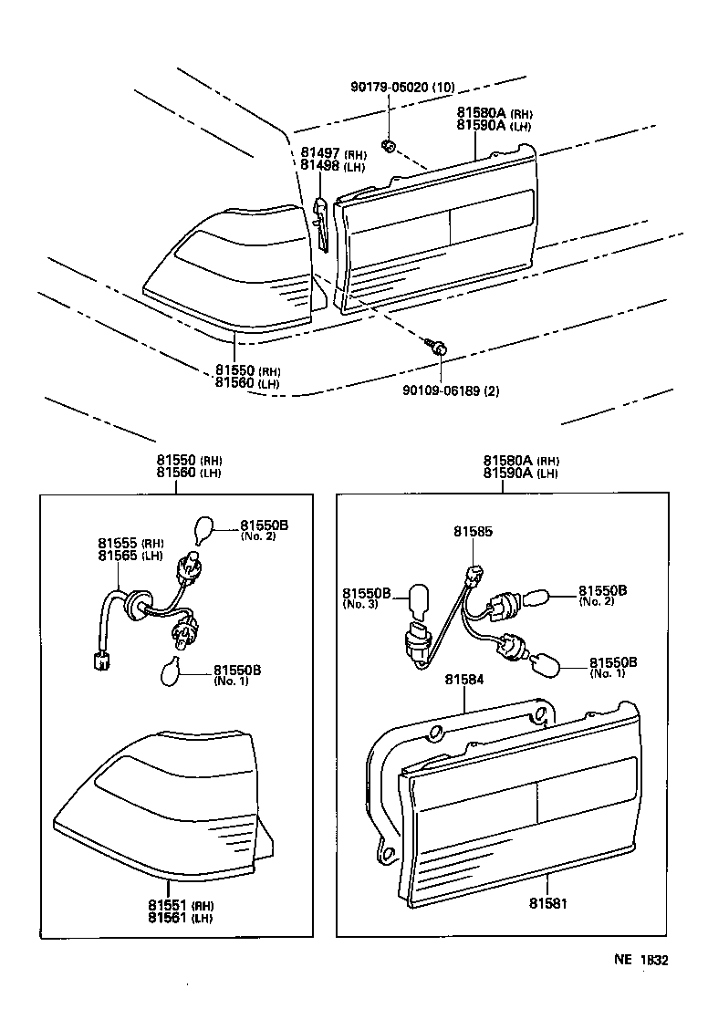  CROWN |  REAR COMBINATION LAMP