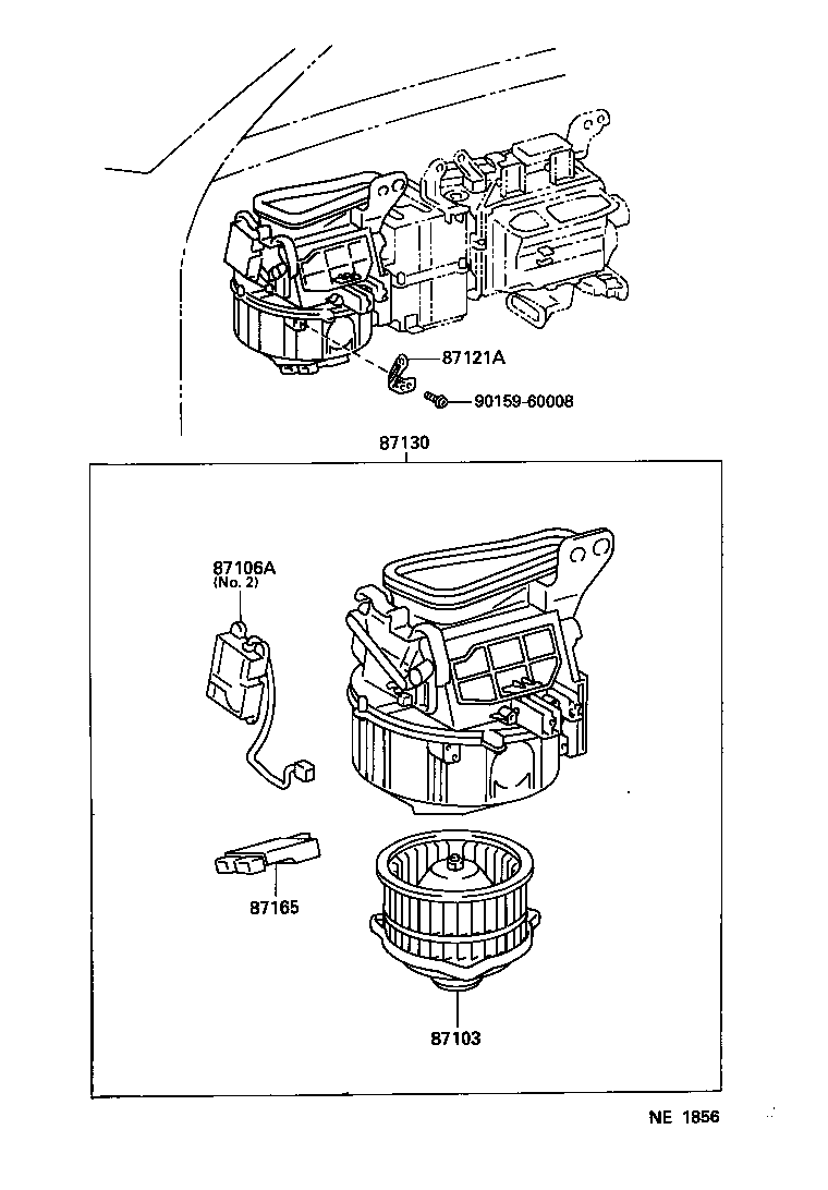  CROWN |  HEATING AIR CONDITIONING HEATER UNIT BLOWER