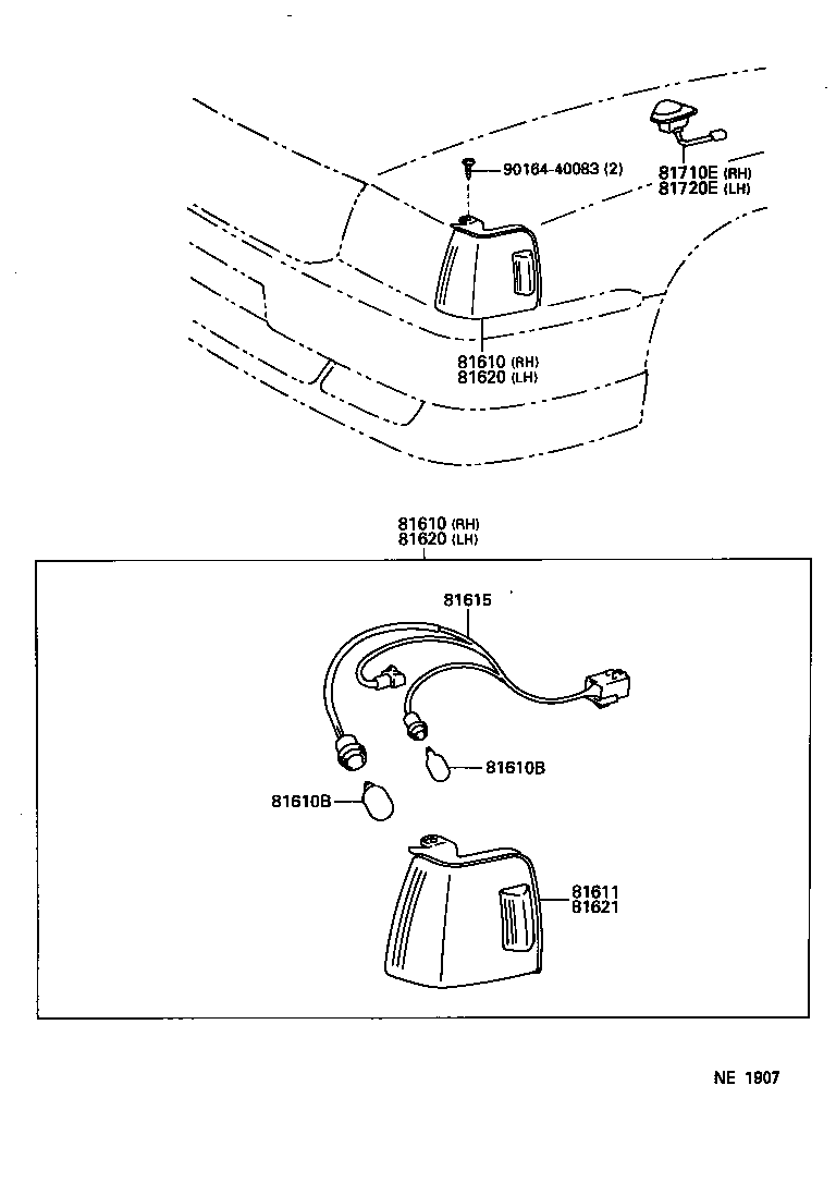  CROWN |  FRONT CLEARANCE LAMP