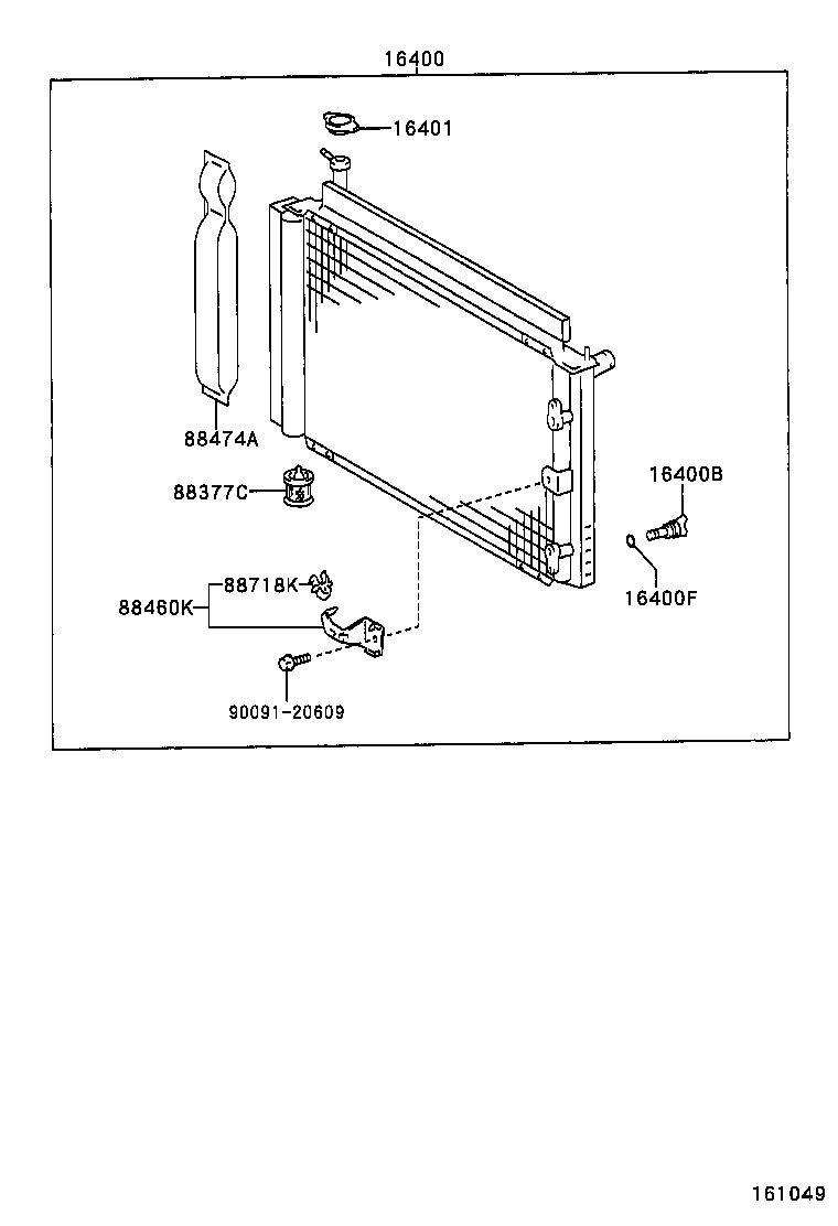  PRIUS |  RADIATOR WATER OUTLET