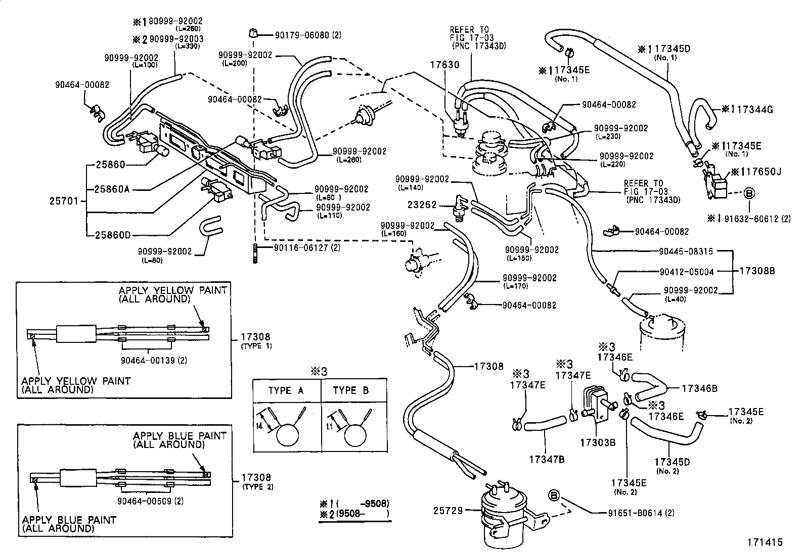  CAMRY NAP SED WG |  VACUUM PIPING