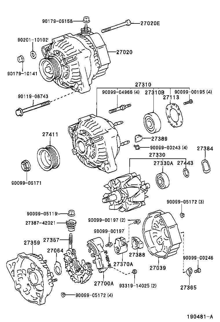  CROWN |  ALTERNATOR