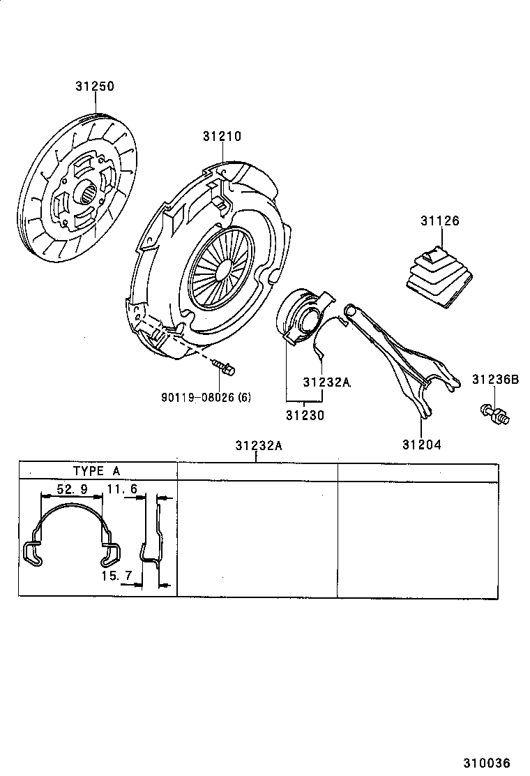  CELICA |  CLUTCH RELEASE FORK