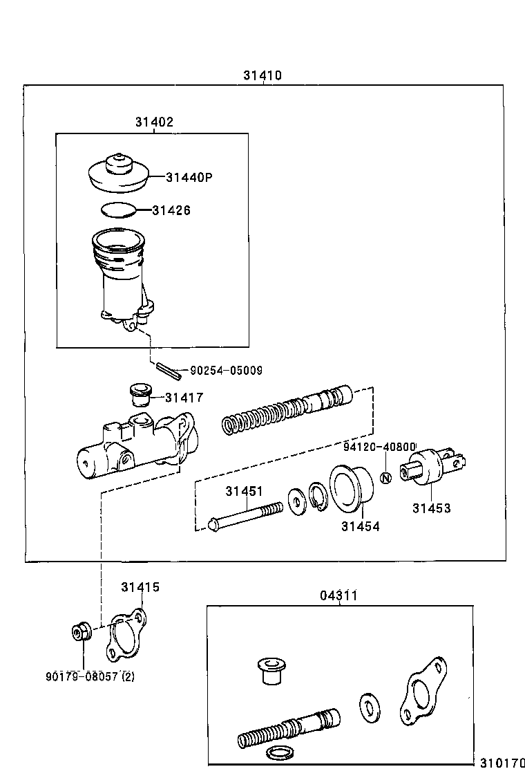  4RUNNER |  CLUTCH MASTER CYLINDER