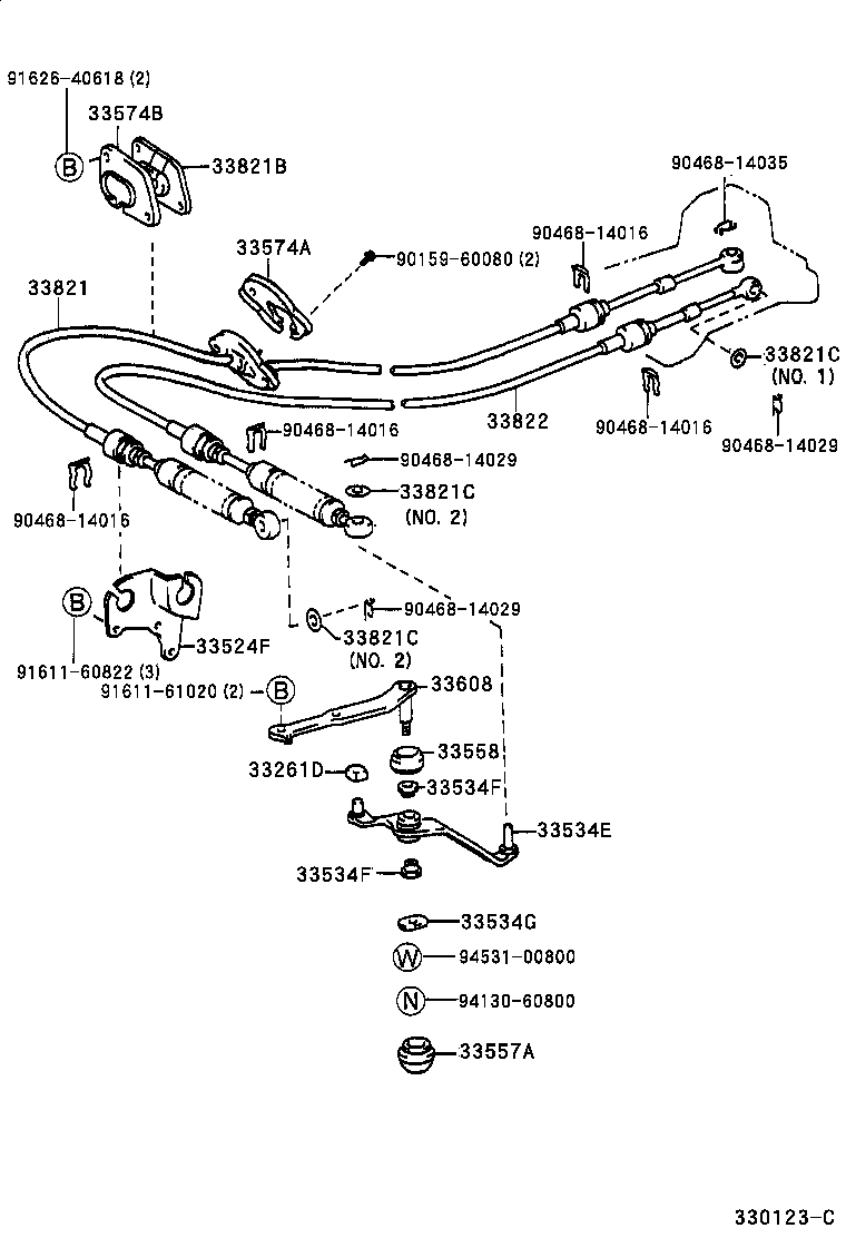  PASEO |  SHIFT LEVER RETAINER