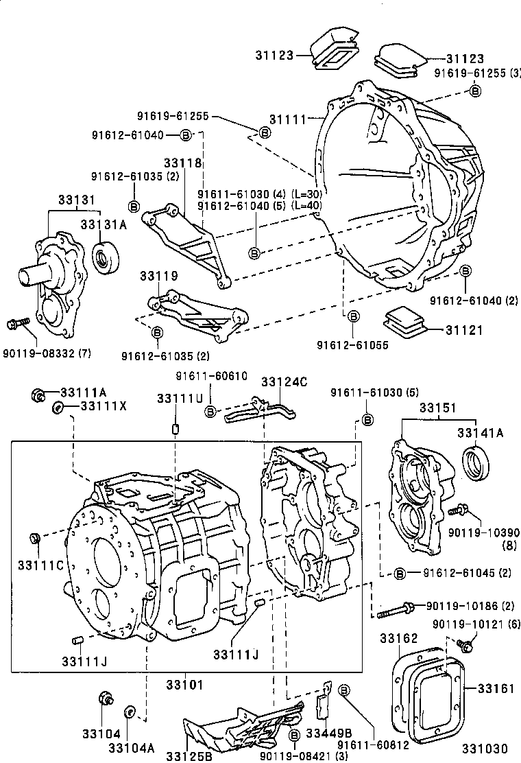  DYNA200 |  CLUTCH HOUSING TRANSMISSION CASE MTM