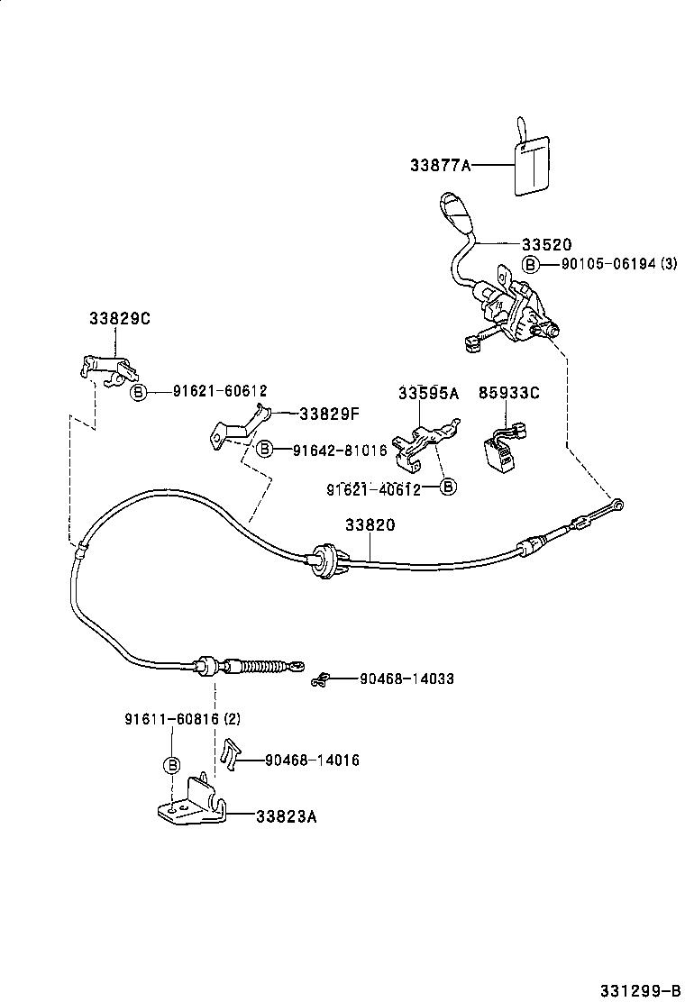  PRIUS |  CONTROL SHAFT CROSSSHAFT