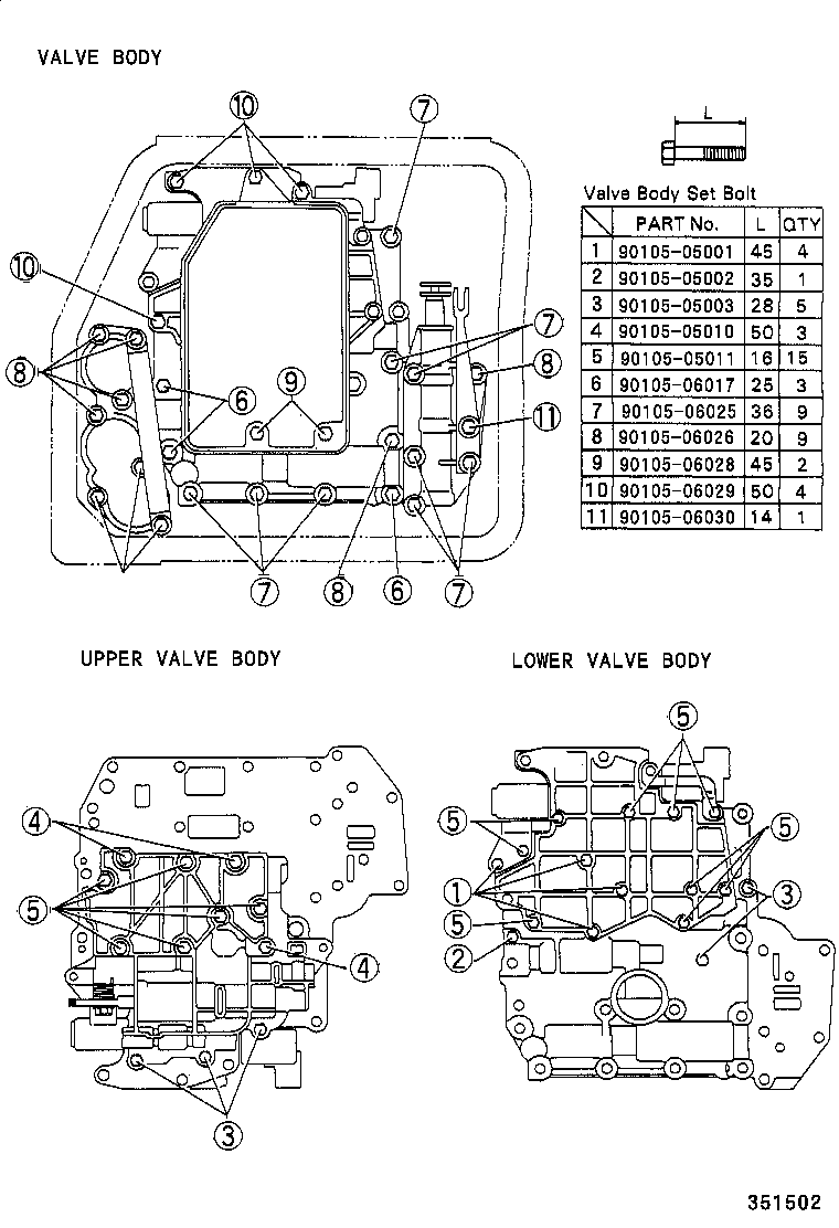  CAMRY JPP SED |  VALVE BODY OIL STRAINER ATM