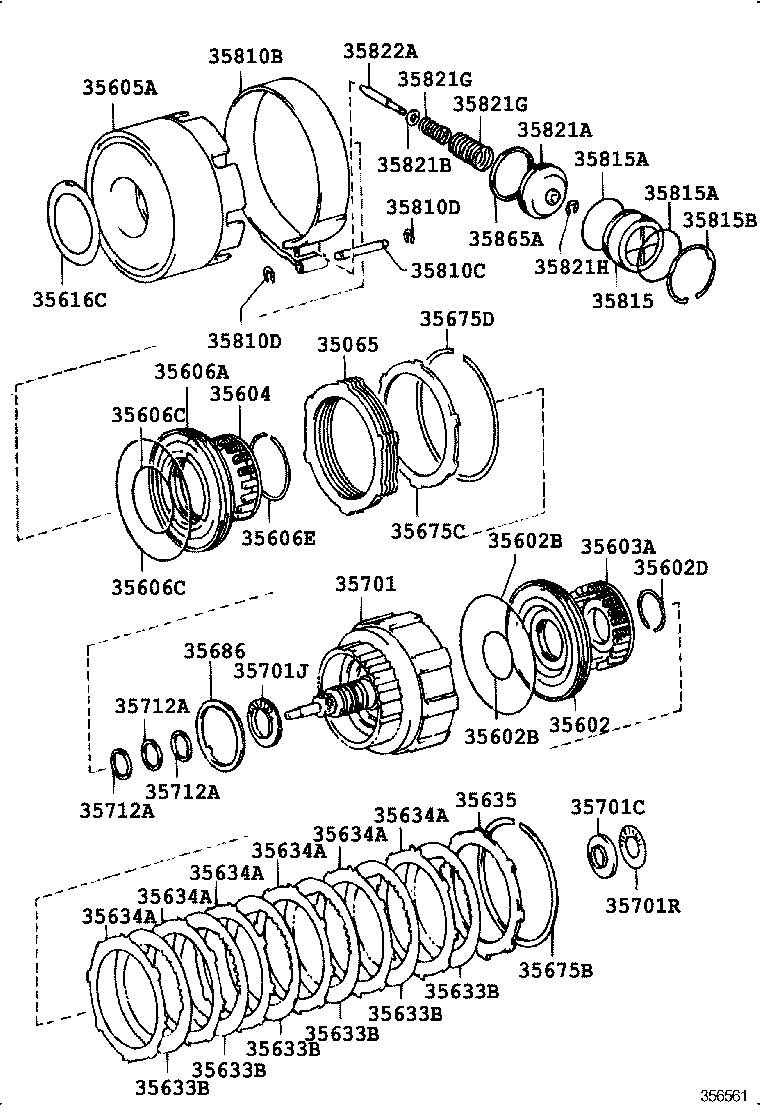  CROWN |  BRAKE BAND MULTIPLE DISC CLUTCH ATM