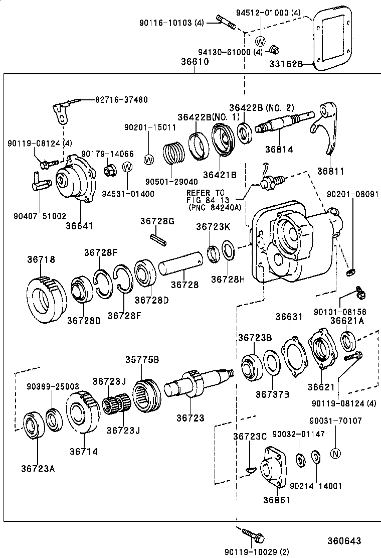  DYNA |  POWER TAKE OFF CASE GEAR