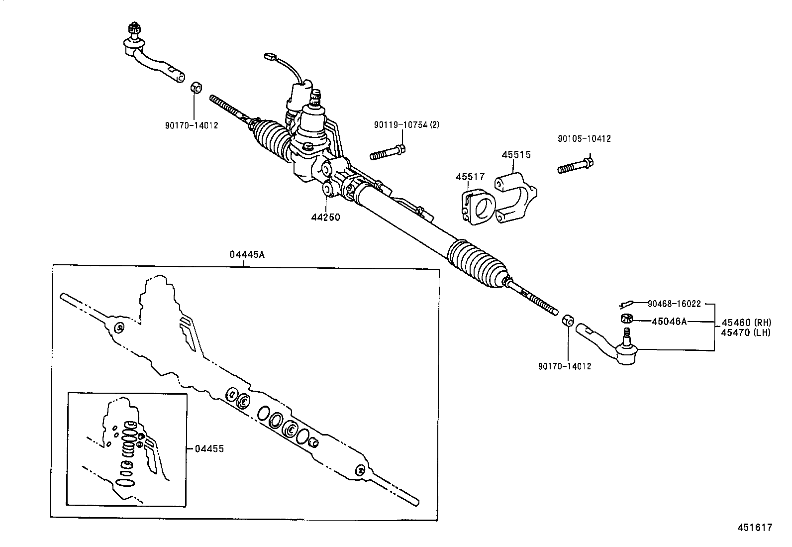  CROWN |  FRONT STEERING GEAR LINK