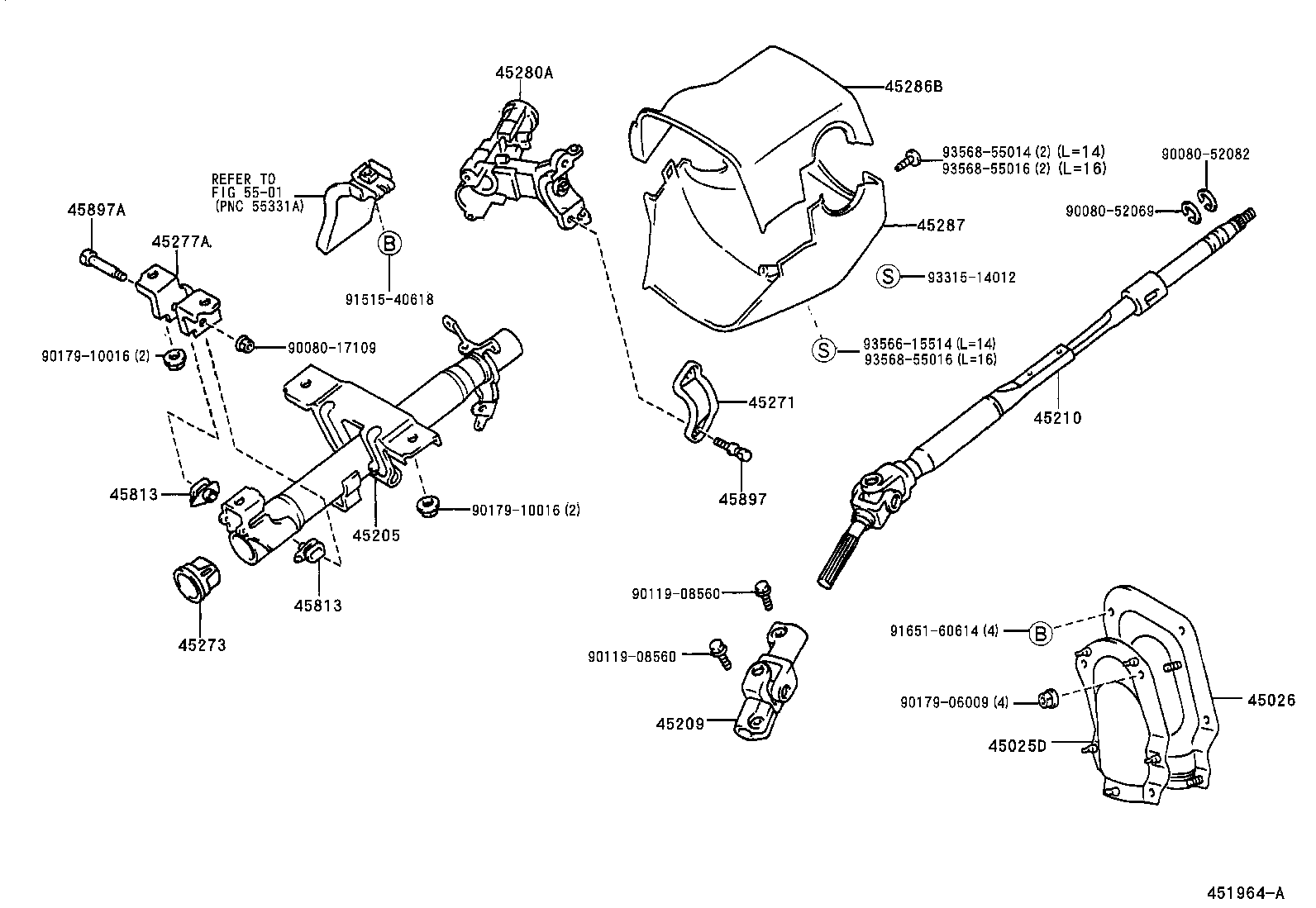  SOLUNA |  STEERING COLUMN SHAFT