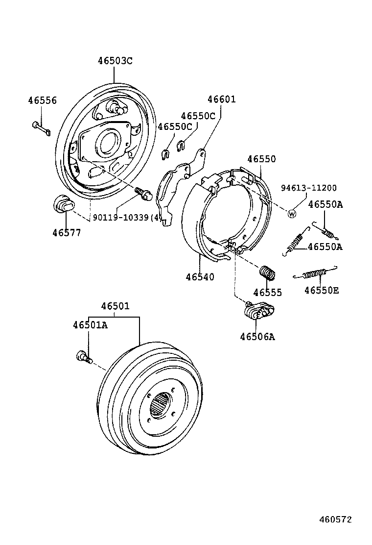  DYNA |  PARKING BRAKE CABLE