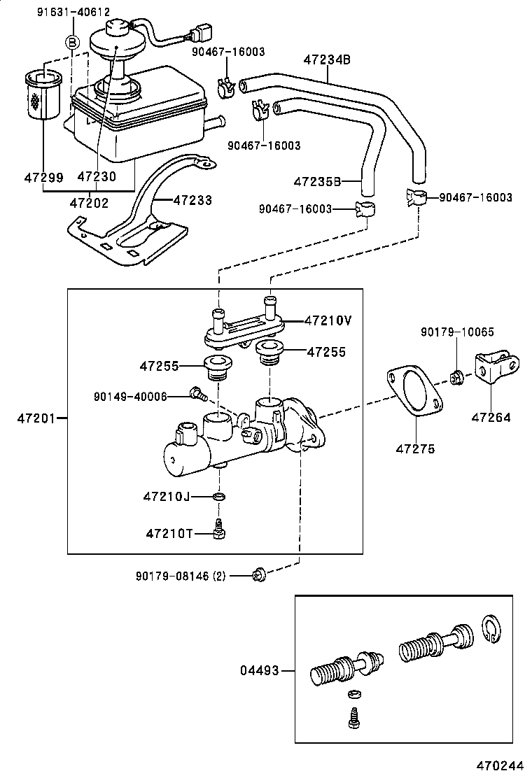  SPACIO |  BRAKE MASTER CYLINDER