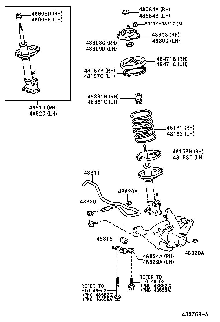  SPACIO |  FRONT SPRING SHOCK ABSORBER