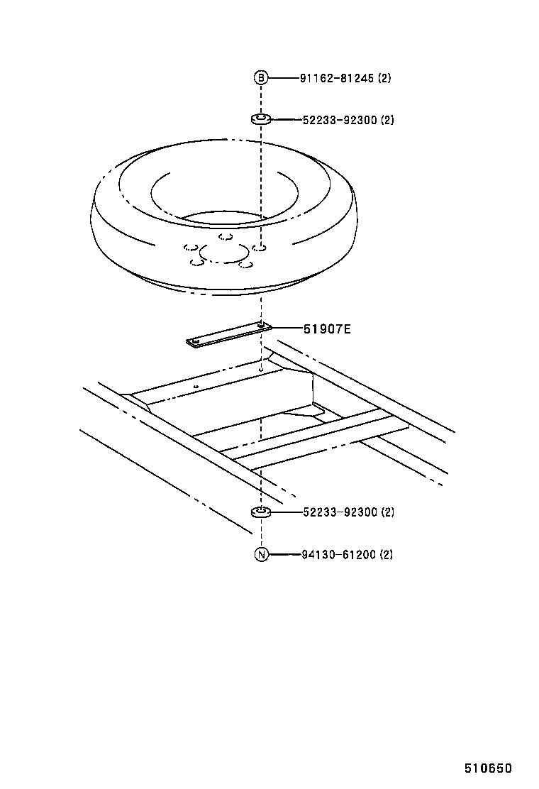  DYNA |  SPARE WHEEL CARRIER