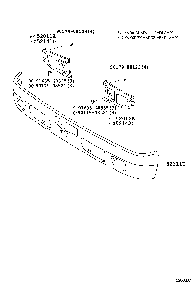  DYNA |  FRONT BUMPER BUMPER STAY