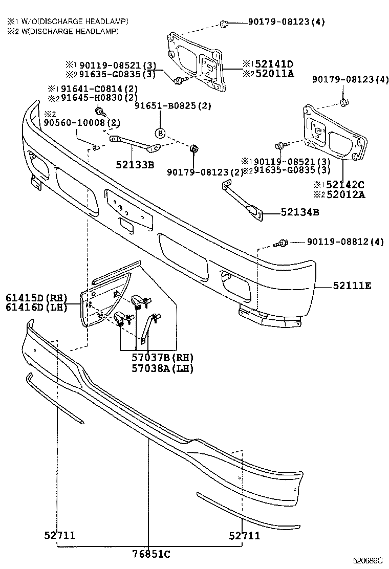  DYNA |  FRONT BUMPER BUMPER STAY