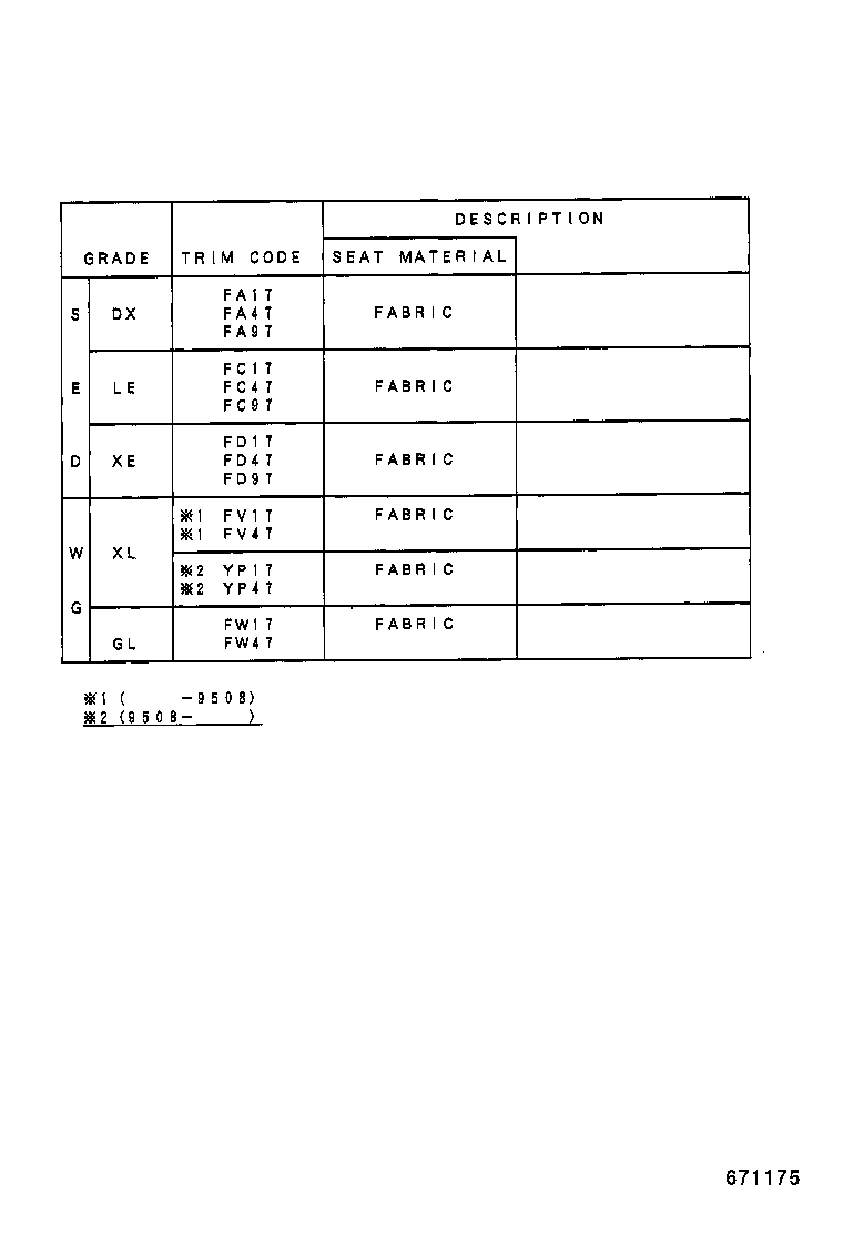  CAMRY NAP SED WG |  FRONT DOOR PANEL GLASS